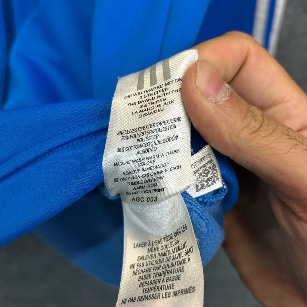 Adidas Italia Team FIFA World Cup Germany Track Jacket Men's Blue Full  Zip - S